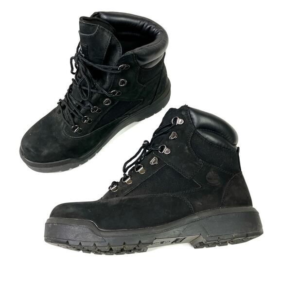Timberland Black Primaloft Suede Anti-Fatigue Lace Up Boots Mens 10.5 - Picture 1 of 11